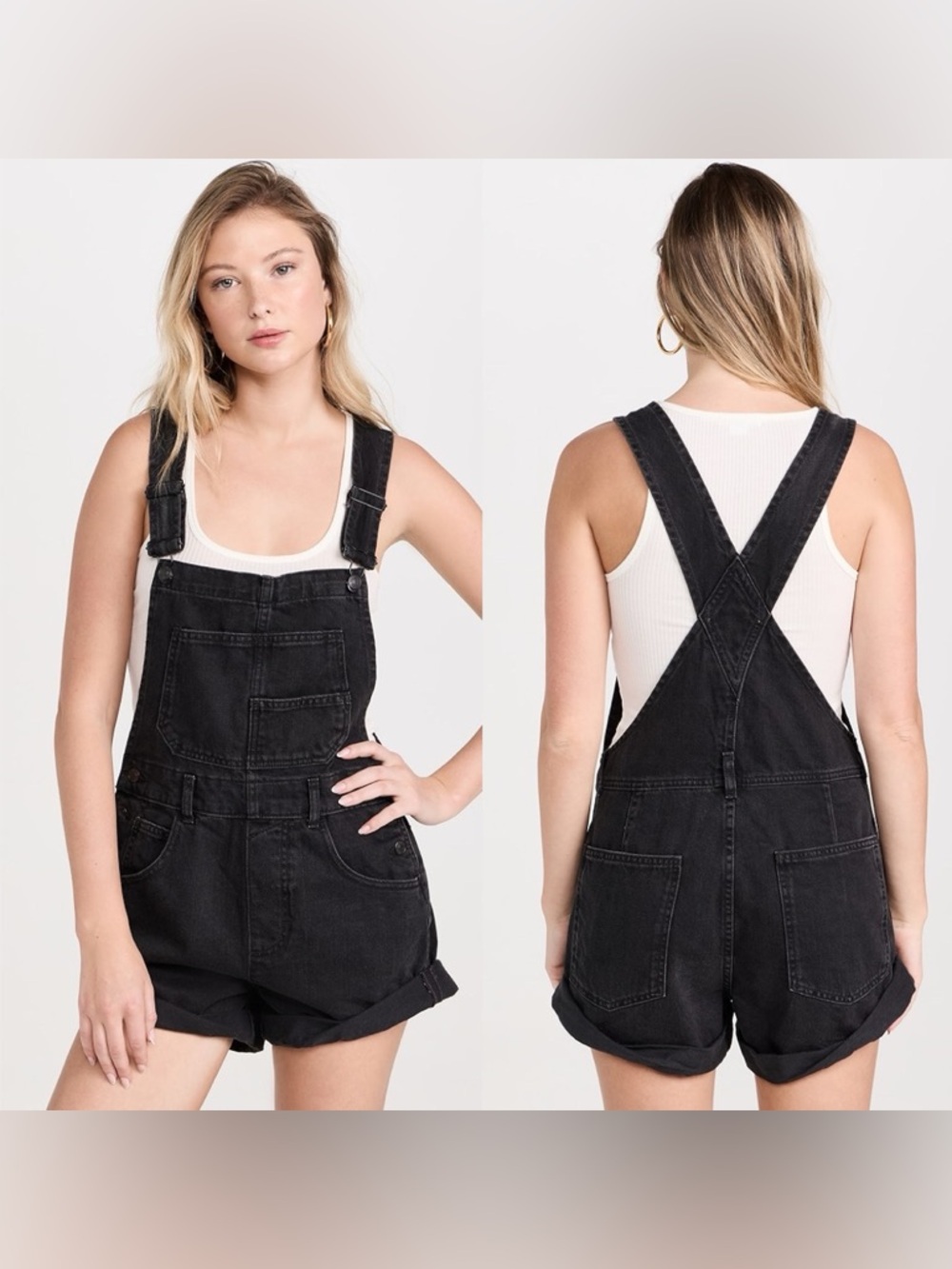 Free People We The Free Ziggy Shortalls - Picture 9 of 9